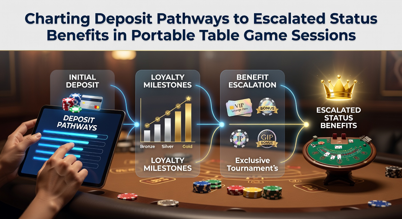 Visualisierung von Einzahlungspfaden und Statusstufen in mobilen Casino-Apps mit Tischspielen wie Blackjack und Roulette