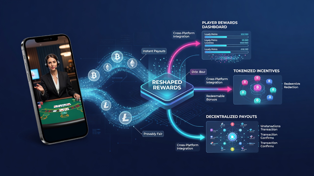 Mobile Live-Dealer-Sitzung mit integrierten Kryptowährungsoptionen