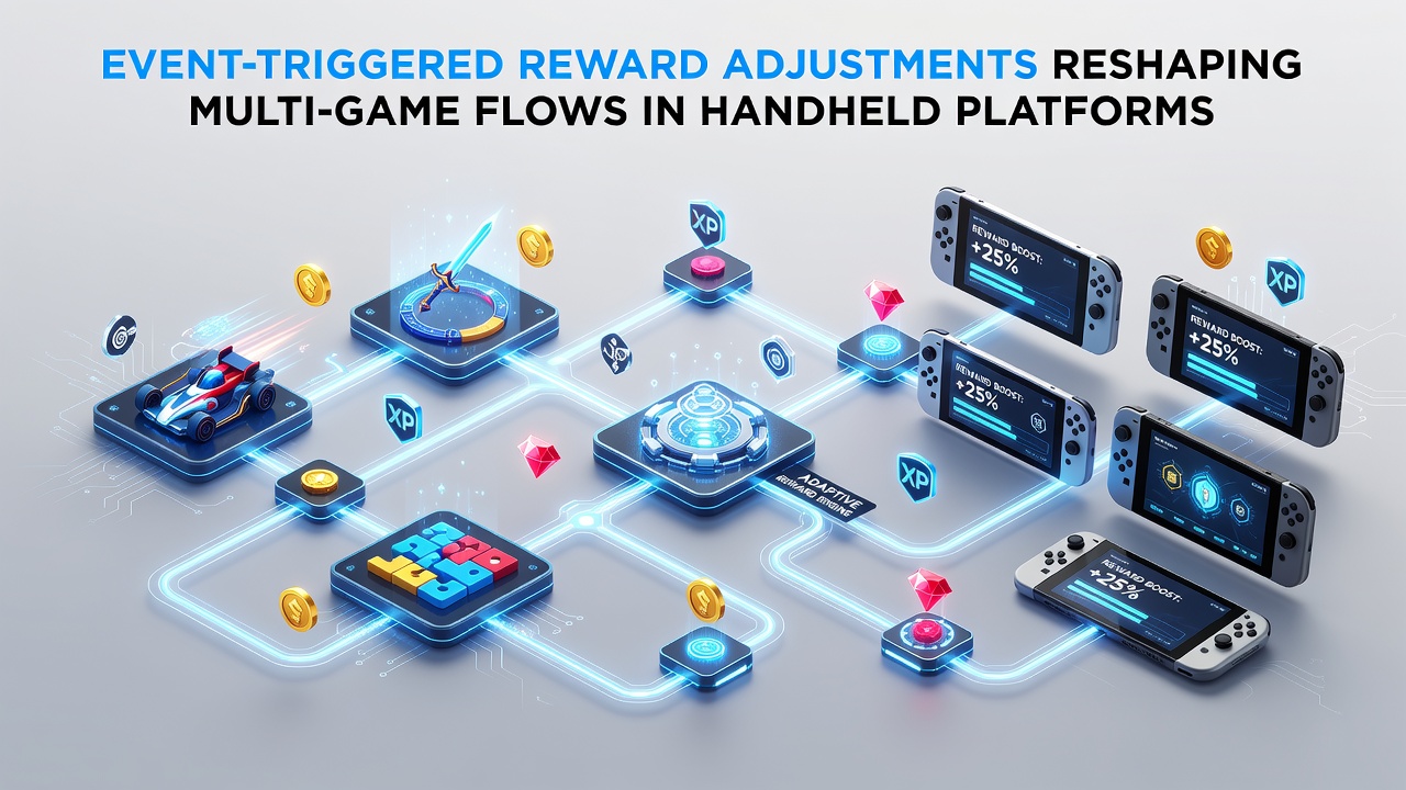 Visualisierung von dynamischen Reward-Anpassungen über mehrere Spiele hinweg auf mobilen Geräten
