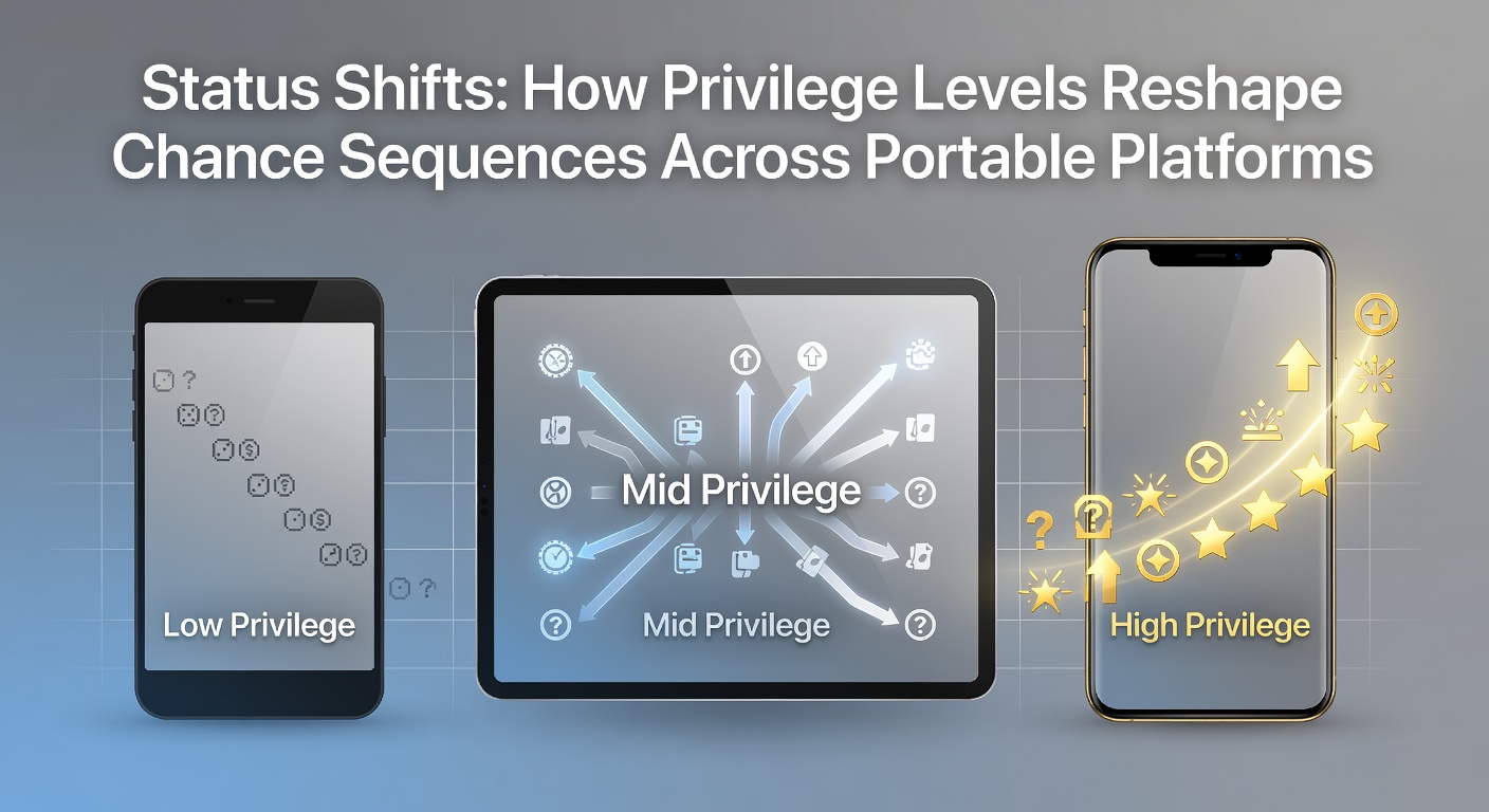 Mobile casino interface showing tiered loyalty levels and sequence adjustments on portable devices